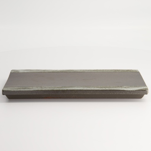 [22108] Mino Craft Rectangular Plate 26x12cm Ob Grey TA-90 1/20