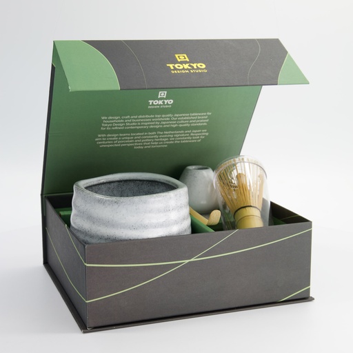 [22118] Matcha Giftset 11x8cm 4pcs Grey 22118 1/12