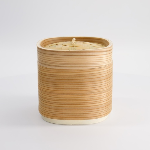 [22213] Kitchen TDK Steamer Square 15x15cm Bamboo K7-15 1/48