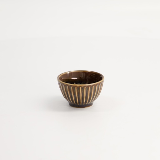 [22280] Sake Cup 6x3.5cm 50ml Ameyu Brown 22280 12/192