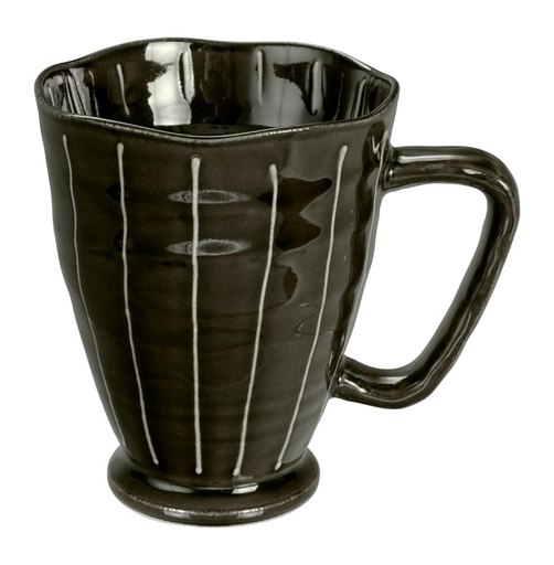 [17050] Mug 9x11cm 400ml Tokusa Green MT-8016/C 6/60