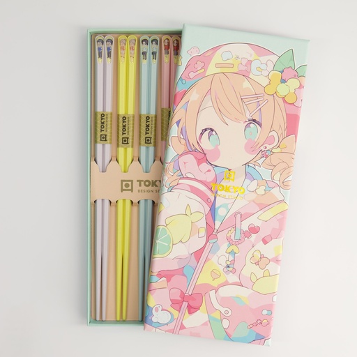 [22350] Chopstick Giftset/5 Anime A45-P55 22350 1/100