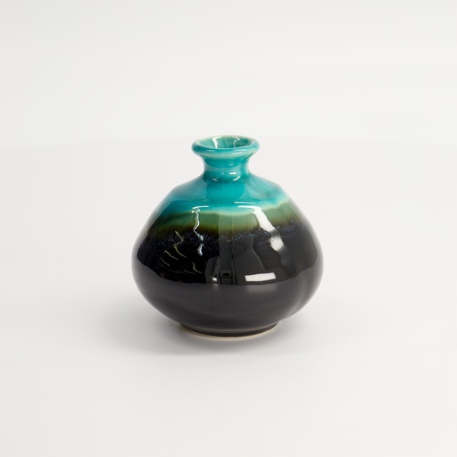 [15262] Craft Bottle 8.5x9cm Black/Azure YW-6818/E 1/24