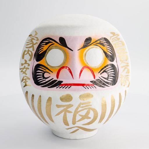 [33062] Daruma White 40cm 33062 1/2