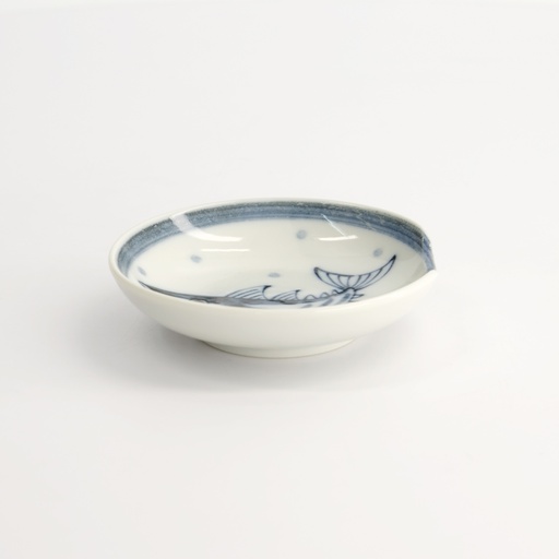 [22098] Sauce Dish with Chopsticks Rest 9.4x2.3cm Bonito TA-59 12/192