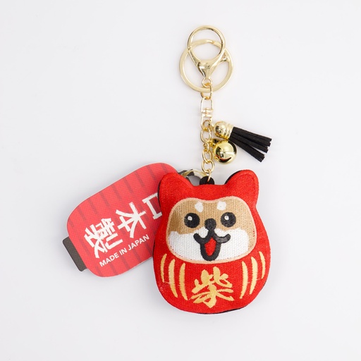 [33129] Patch Keychain Daruma Shiba-Dog 33129 6/24