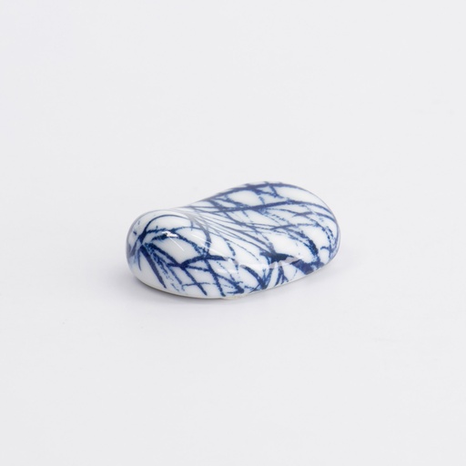 [15853] Chopsticks Rest 3x4.5cm Blue Suzuki YW-7680/E 12/120