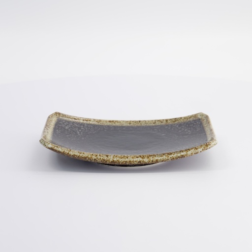 [33186] Yuteki Koshui Oblong Plate 19x13x3cm 33186 6/48