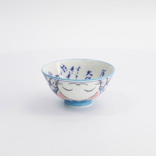 [33212] Kawaii Rice Bowls 11.3x5.8cm 300ml Bowl Lucky Cat Blue 33212 5/80
