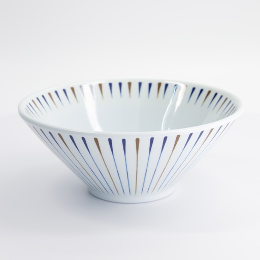 [33273] Melamine Tokusa Ramen Bowl 19.3x19.3x9cm 1200ML 15817-08/CT 6/48