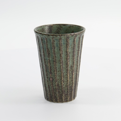 [33307] Mino Craft Wabi Uguisu Cup Green 8.5x12cm 33307 6/48
