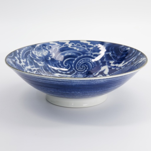 [33342] Yakuza Dragon Bowls 25.2x7.7cm 1600ml BL/WH 33342 3/18