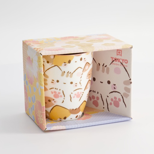 [33357] Kawaii Cat Mug W/Giftbox 8.5x10.2cm 340ml 33357 1/36