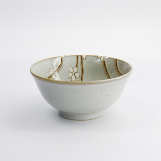[33403] Sakura Bowl 15.3x7.5cm 650ml Grey 33403 6/48