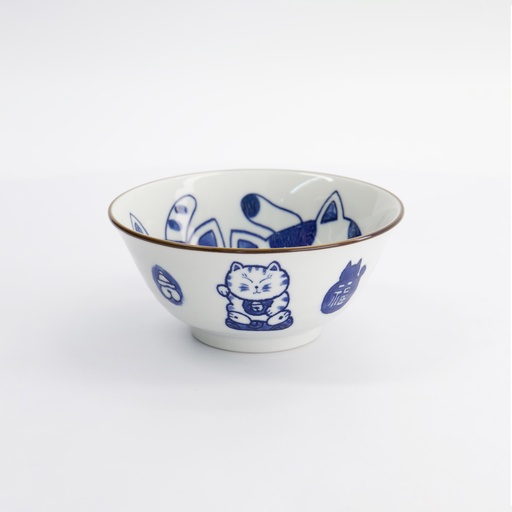 [33416] Kawaii Tayo Bowl Cat Neko 14.9x6.7cmh 500ml G 33416 6/48