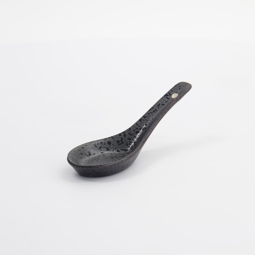 [33466] Tajimi Spoon Black 13.5cm E438-0-0101 12/360  