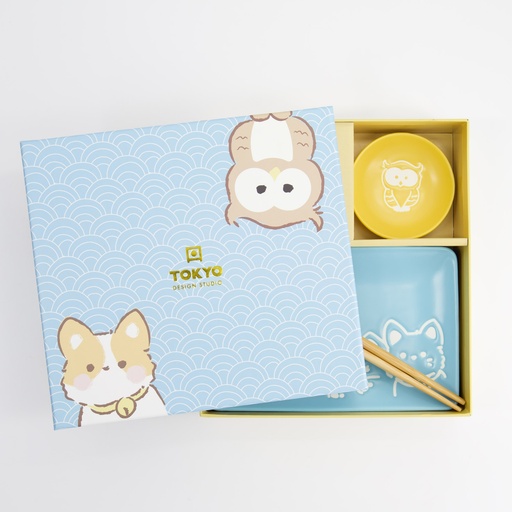 [33482] Kawaii Shiba Owl Sushi Giftset 6pcs 33482 1/12  