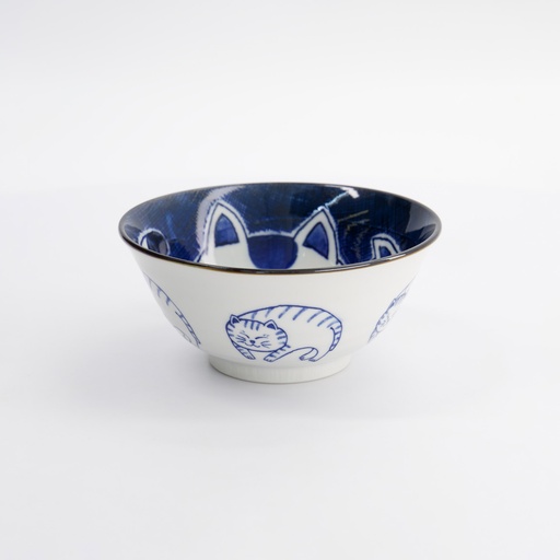 [33487] Kawaii Tayo Bowl Cat Neko 14.9x6.7cmh 500ml K 33487 6/48