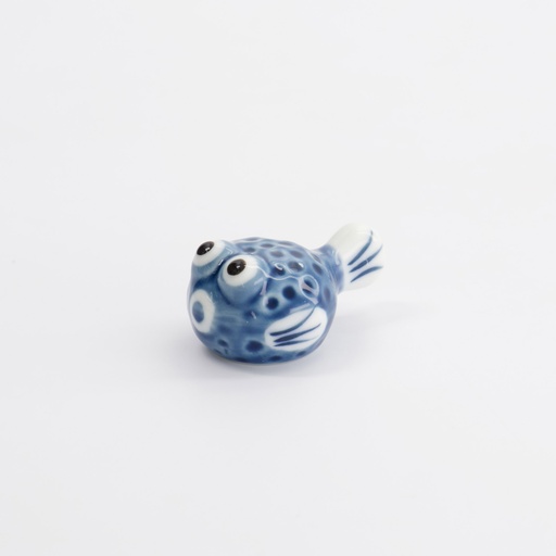 [33563] Chopsticks Rest Blowfish Blue D65-4 12/480 
