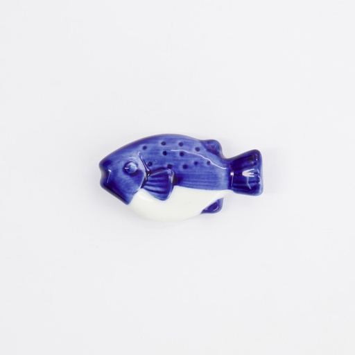 [33573] Chopsticks Rest Fish Blue D66-4 12/480 