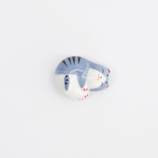 [33583] Chopsticks Rest Cat Grey D61-3 12/480 