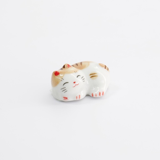 [33584] Chopsticks Rest Cat Brown D61-2 12/480 
