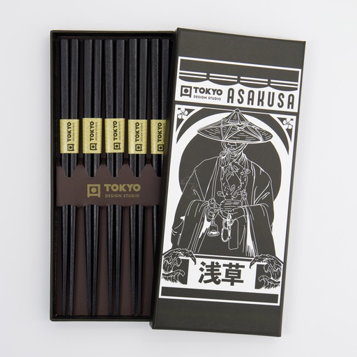 [33637] Chopstick Giftset/5 Asakusa 1/100