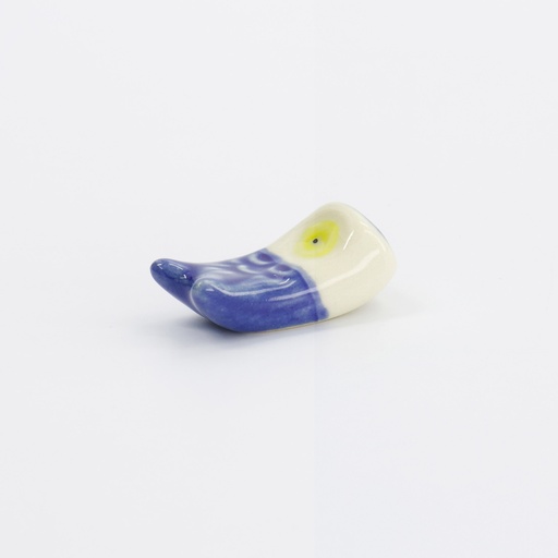 [33649] Kawaii Chopsticks Rest Koinobori Blue 3.6x1.8x1.5cm 4-826