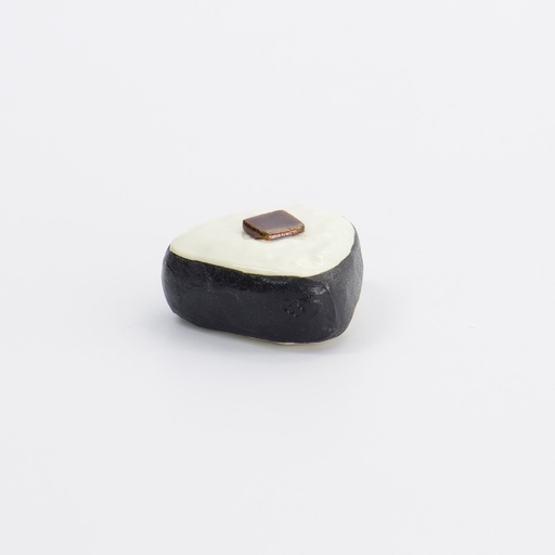[33654] Kawaii Chopsticks Rest Konbu Onigiri 3.5x3.5x1.7cm 5-147