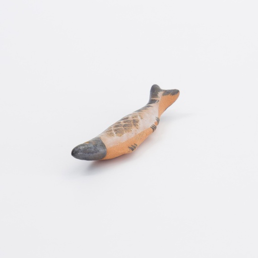 [33656] Kawaii Chopsticks Rest Sanma Fish 7.3x1.5x0.9cm 3-790a