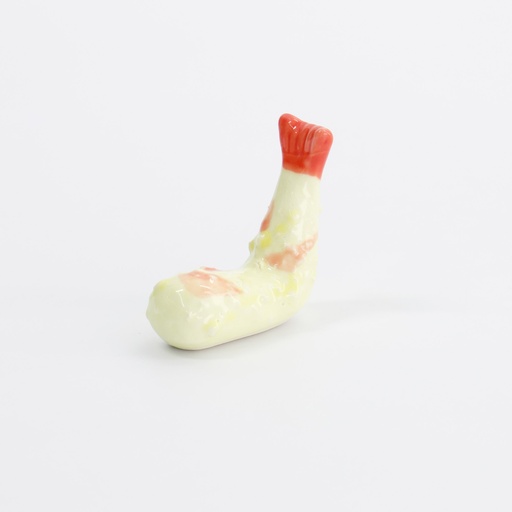 [33658] Kawaii Chopsticks Rest Tempura Shrimp 5x2.2x3.9cm 5-407