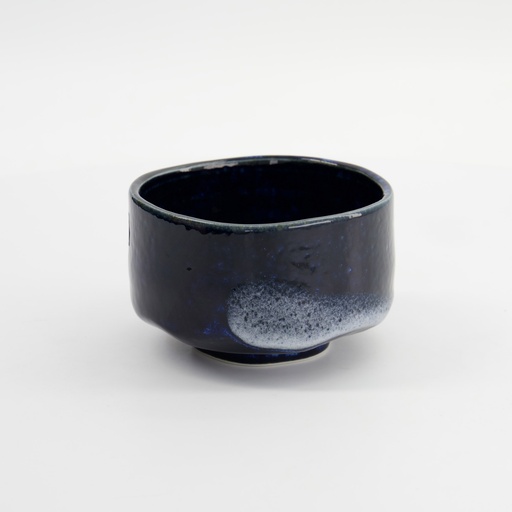 [33905] Matcha Bowl Blue Brush 12x7.5cmh 500ml 33905 1/30