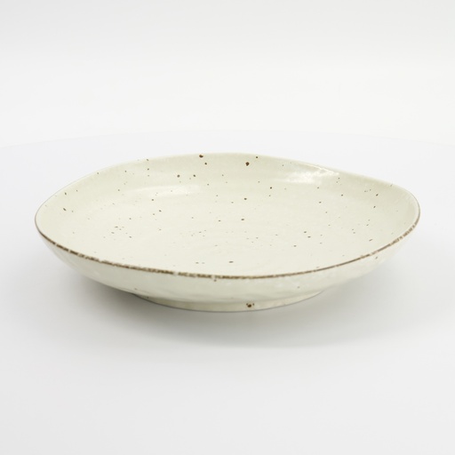 [33960] Shirogesho Triangle Plate 22.7x4.4cm 33960 Beige 5/30 