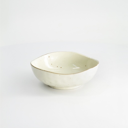 [33964] Shirogesho Oval Bowl 13.8x5.4cm 300ml Beige 33964 10/80 