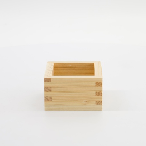 [34058] Wooden Sake Cup Masu Sumo 8.5x8.5x5.2cm OMS-SU 1/200