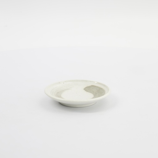 [34241] Yuki Kobiki Round Plate 9.8x1.7cm White 34241 12/192