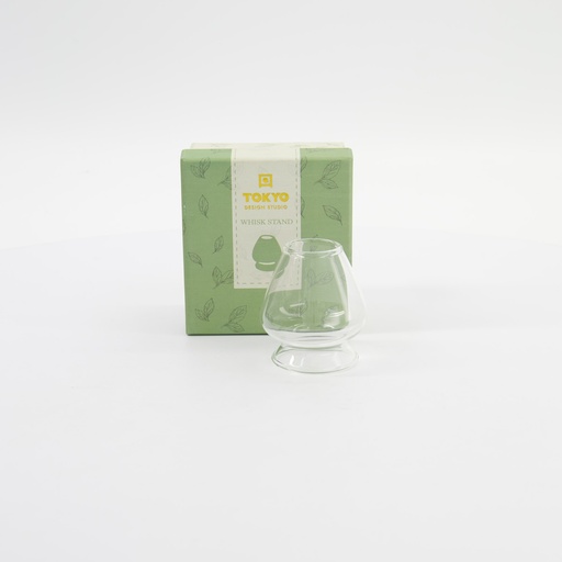 [34282] Matcha Glass Whisk Stand 6.8x6.2cm 6/72 