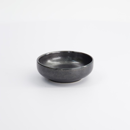 [2901] Tetsu Kessho Matte Sauce Dish 8.6x3cm Black G5924/TK 12/192