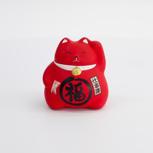 [6127] Lucky Cat 9cm Rd.  KT6/RC 1/96