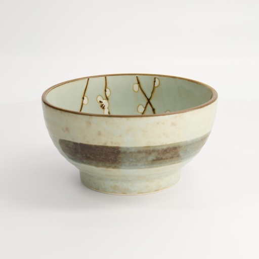 [7888] Green Soshun Bowl 17x9cm 950ml Q567/BP 4/24