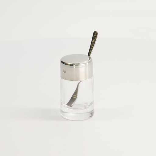 [8005] Kitchen Wasabi Dispenser 7cm (with Spoon/Lid) Glass PMT-75 1/100
