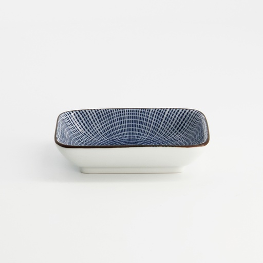 [2482] Sendan Blue Choku 9.5x7x2.5cm NT00203 (38127) 12/144