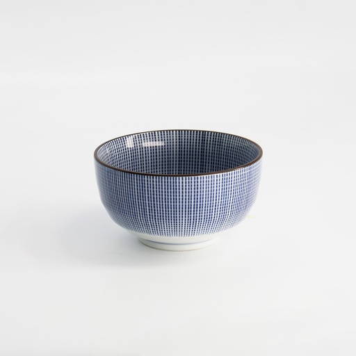 [2571] Sendan Blue Bowl 12.8x6.8cm 500ml FK55/NS 4/48