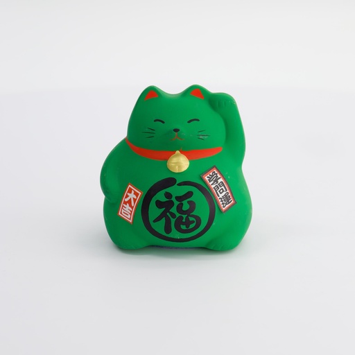 [6131] Lucky Cat 9cm Gr   KT6/GC 1/96