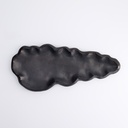 Rectangular Plate Cloud Shape 35.5x14.5x3cm Black E581-P-16014  1/30