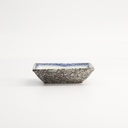 Tajimi Blue/White Plate 9.5x7x2.5cm E485-0-04001 12/144