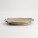 Waga Plate Grey 22x2.3cmh 17607 6/36