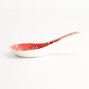 Kawaii Flower Soup Spoon Red 13.8x4.8cm 21176 12/144