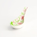 Kawaii Flower Soup Spoon Green 13.8x4.8cm 21178 12/144