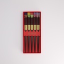 Chopstick Giftset/5 Wooden Multi Color 296A  21293 1/100